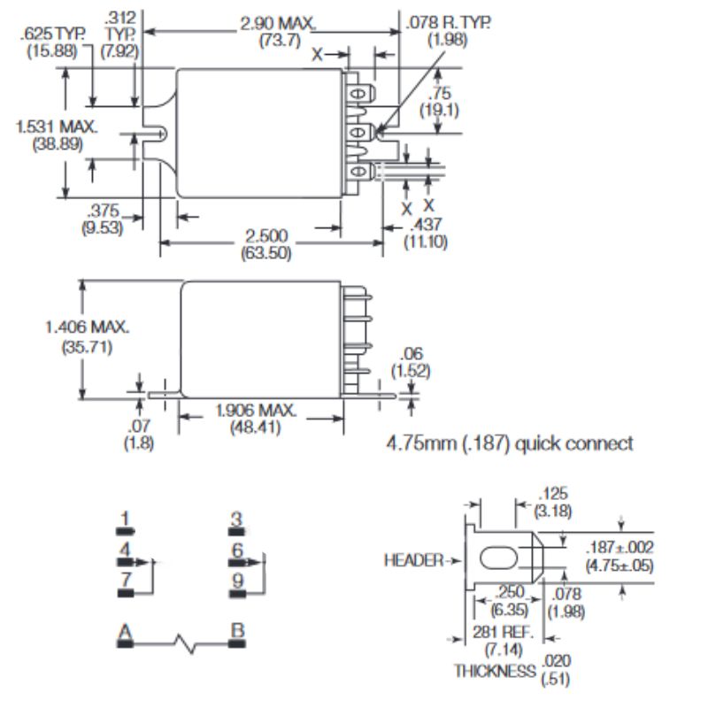 RELAY DC 24V 6103